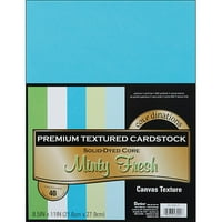 Kraft 10-Pack 12 by 12-Inch//80-Pound Darice Coredinations Canvas Cardstock